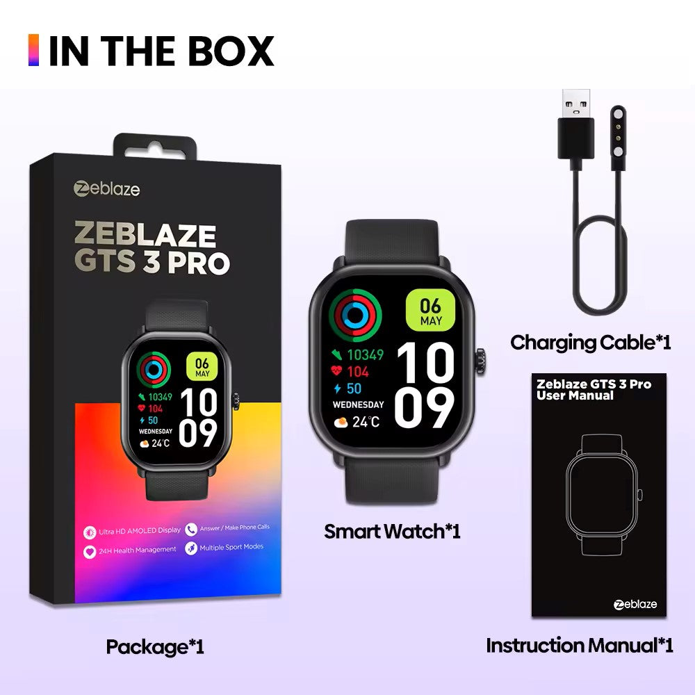 Zeblaze GTS 3 Pro Smart Watch