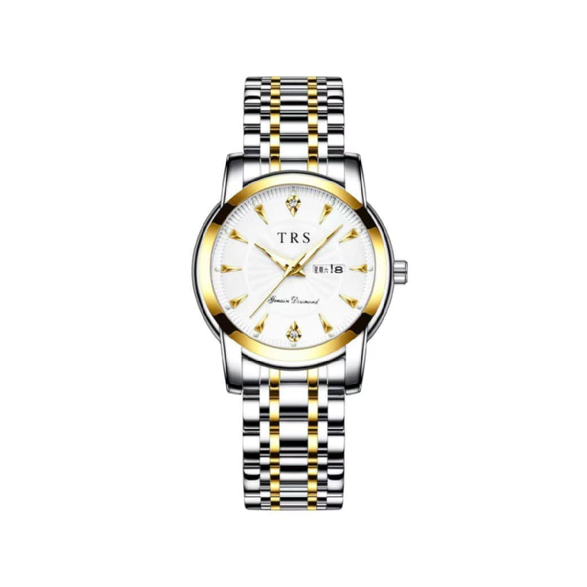 TRSOYE Luxury Design Elegant Watch For Women- Silver Gold