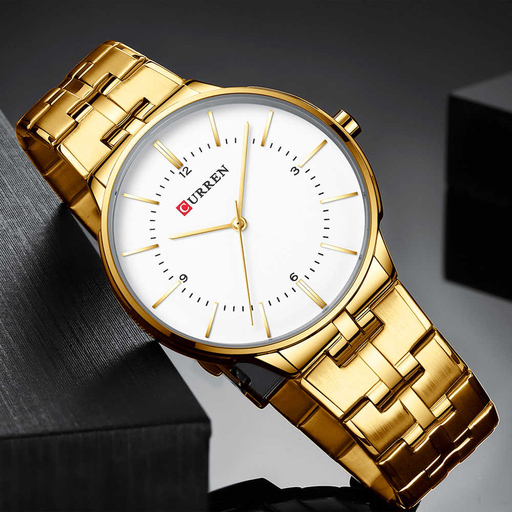 CURREN 8321 Quartz Watch for Men - Gold