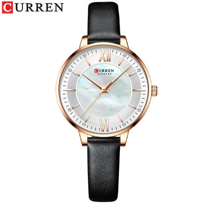 CURREN 9080 Belt Quartz Wristwatch for Women - Black