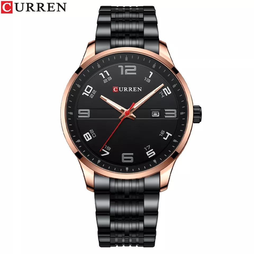CURREN 8411 Quartz Watch for Men - Black