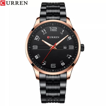 CURREN 8411 Quartz Watch for Men - Black
