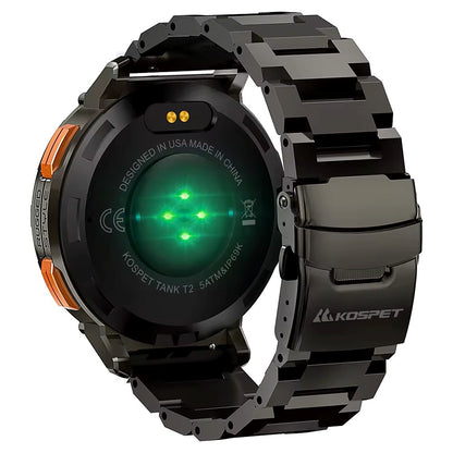 KOSPET TANK T2 Special Edition Calling Smartwatch with silicone strap – Black