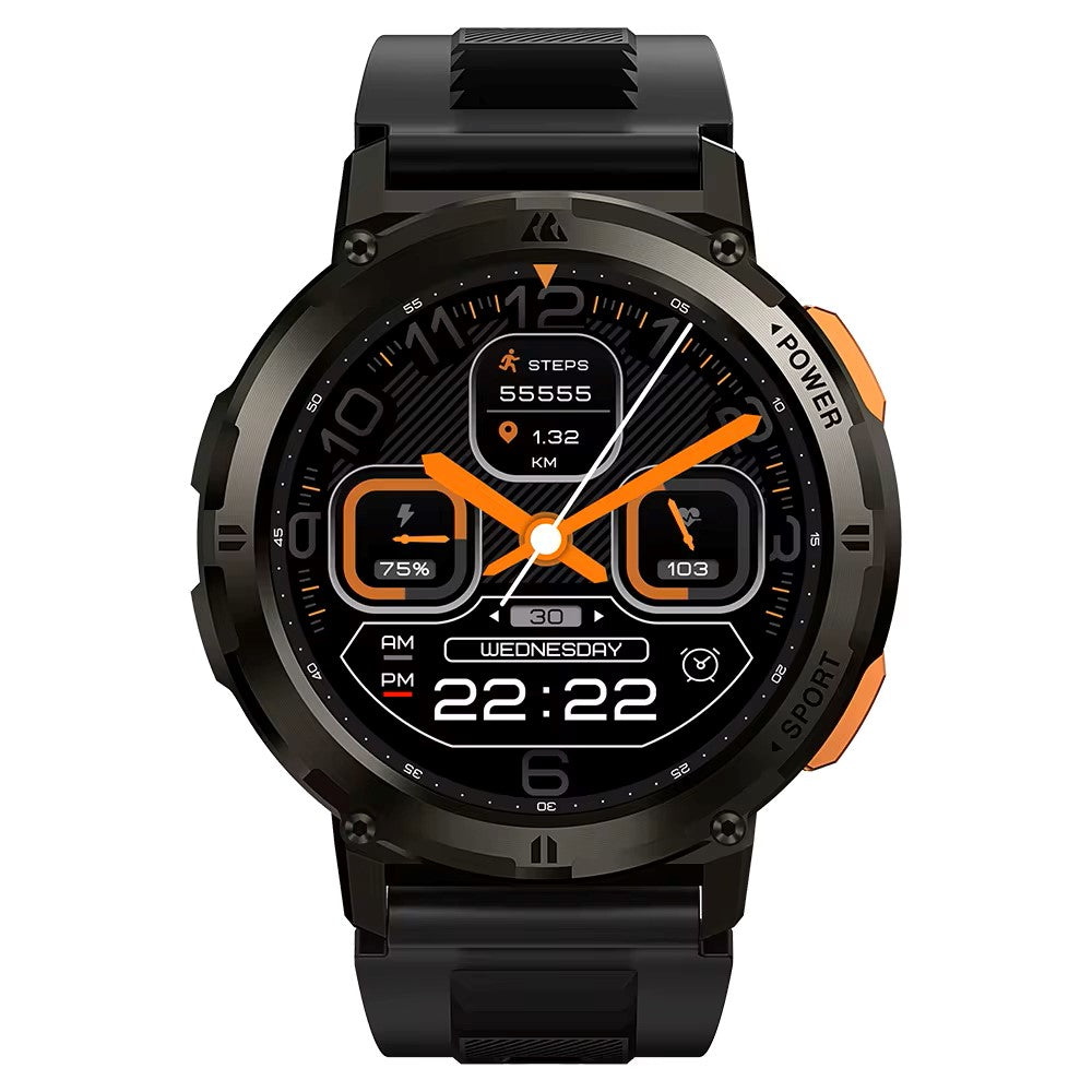 KOSPET TANK T2 Rugged Waterproof Smartwatch – Black