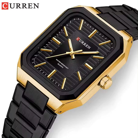 CURREN 8457 Luxury Brand Watch for Men - Black