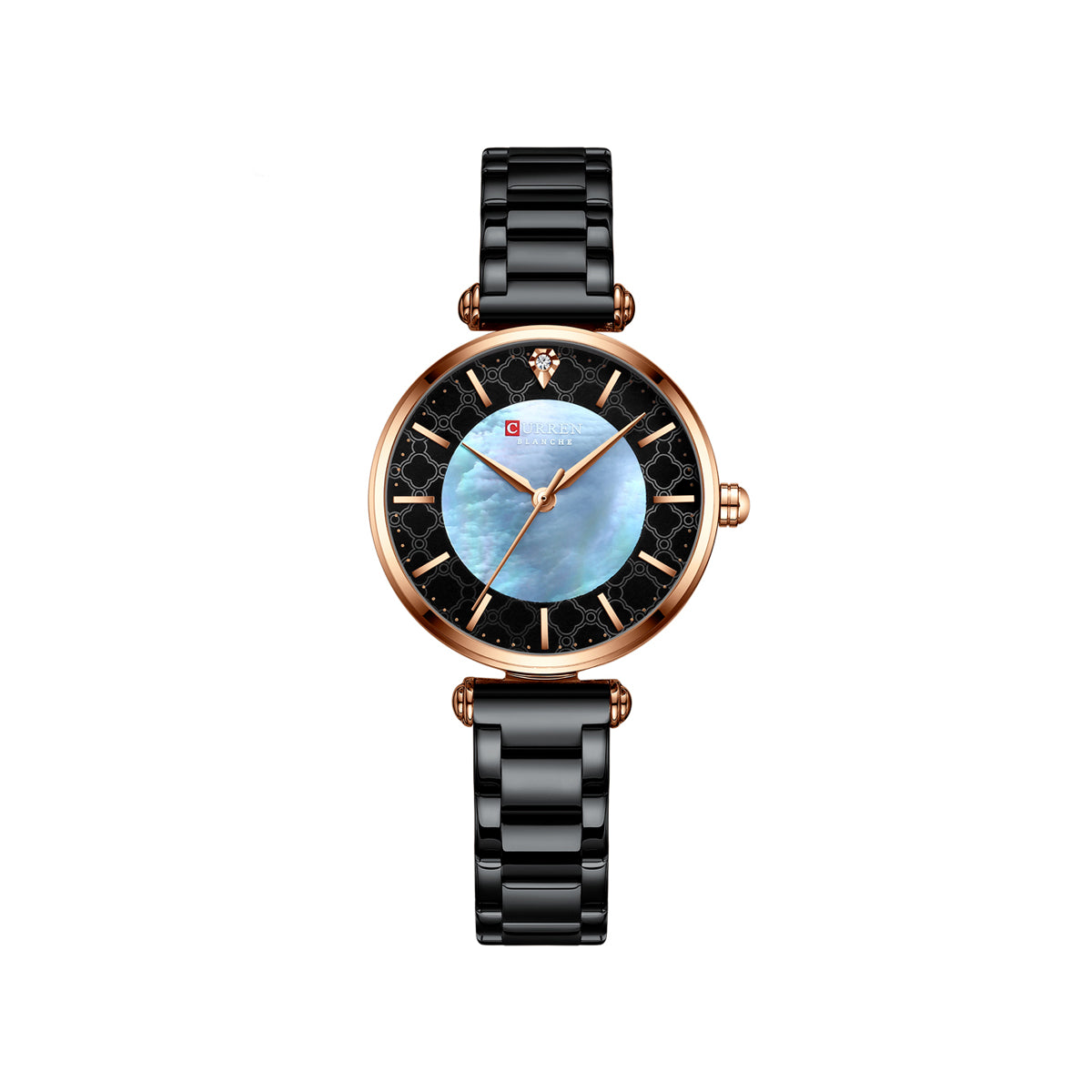 Curren 9072L Montre Femme Women's Bracelet Watch - Black