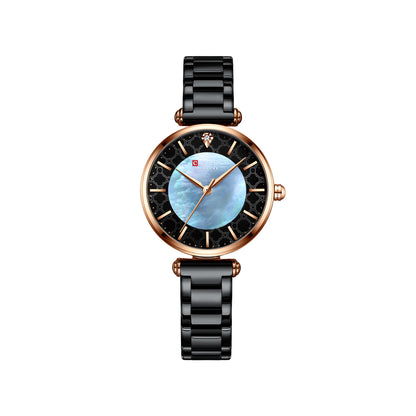 Curren 9072L Montre Femme Women's Bracelet Watch - Black