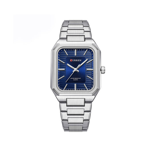 CURREN 8457 Luxury Brand Watch for Men - Silver & Blue