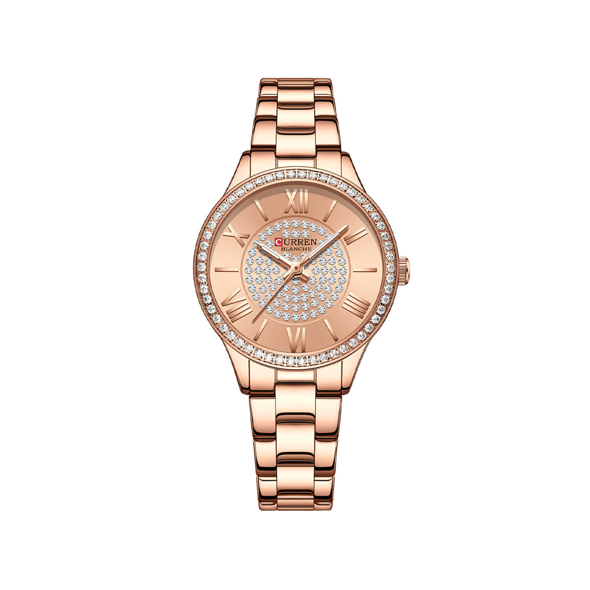 CURREN 9084 Luxury Watches for Women – Rose Gold