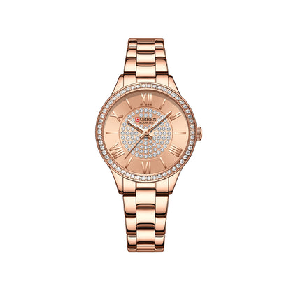 CURREN 9084 Luxury Watches for Women – Rose Gold