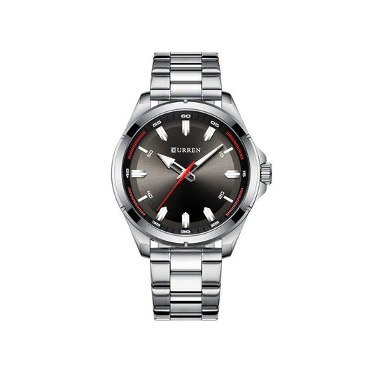 CURREN 8320 Business Series Stainless Steel Watch for Men - Silver & Black