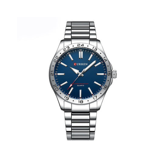 CURREN 8452 Luxury Brand Watch for Men - Silver & Blue