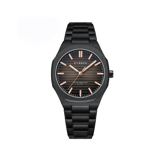 CURREN 8456 Luxury Brand Watch for Men - Black