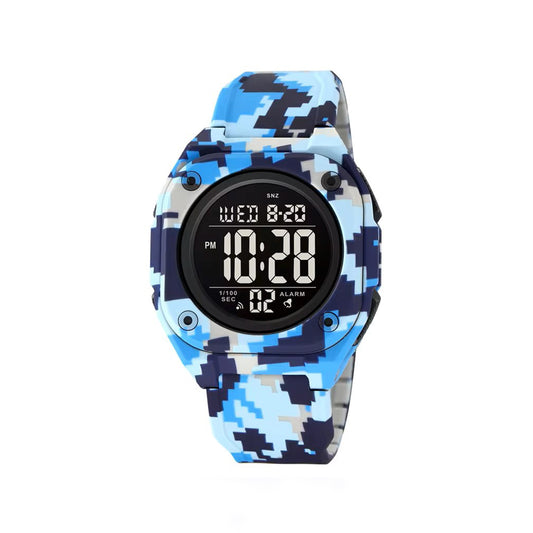 SKMEI 2160 Luminous waterproof multi-functional wrist-watches for Men’s- Sky Camo