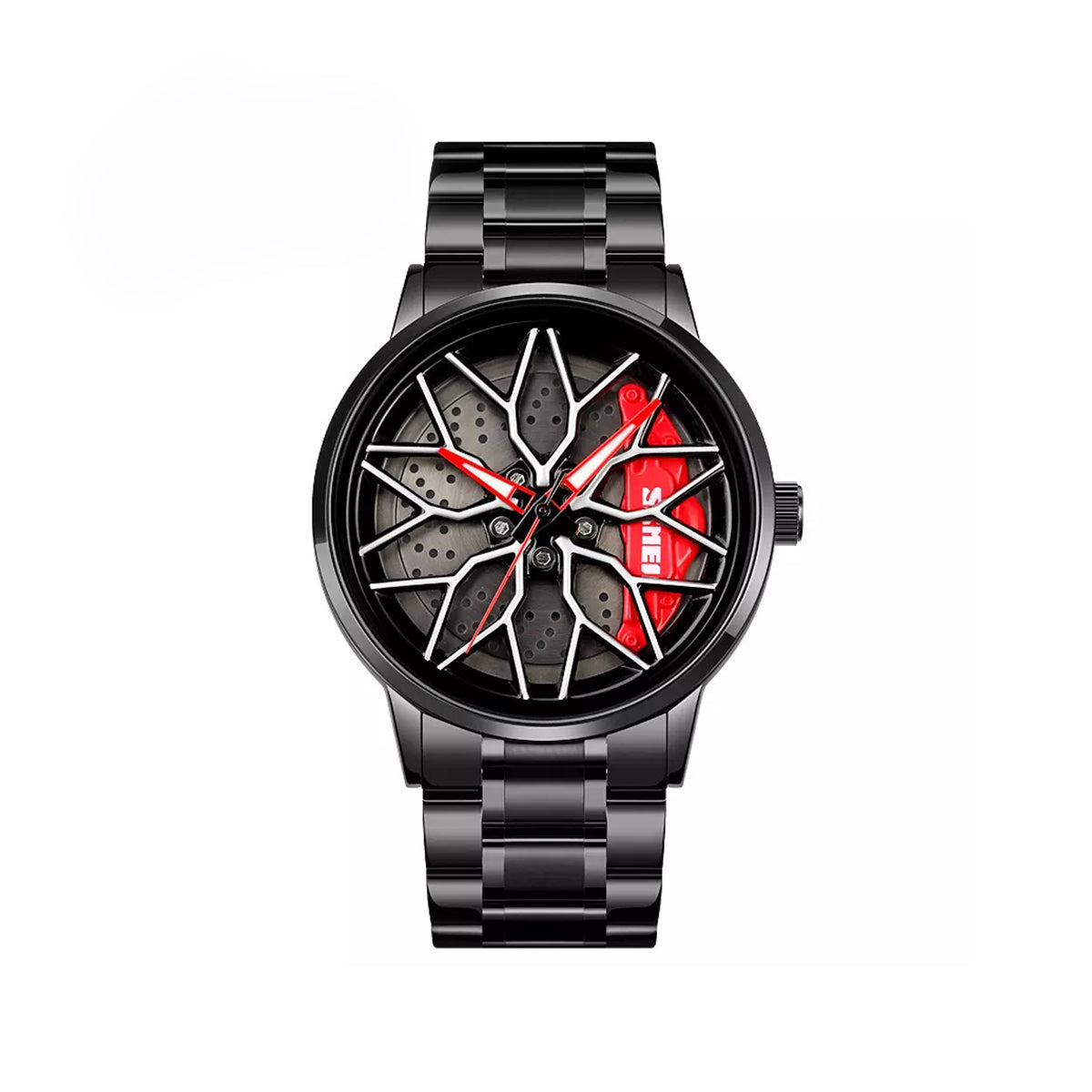 SKMEI 1990 Wheel Rolling Dial Design Watch for Men