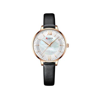 CURREN 9080 Belt Quartz Wristwatch for Women - Black