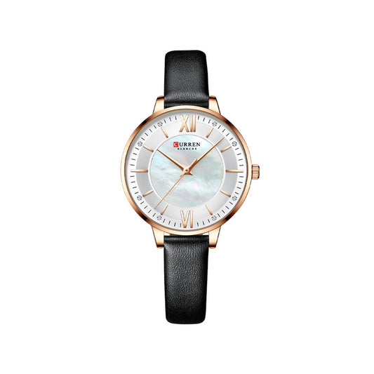 CURREN 9080 Belt Quartz Wristwatch for Women - Black