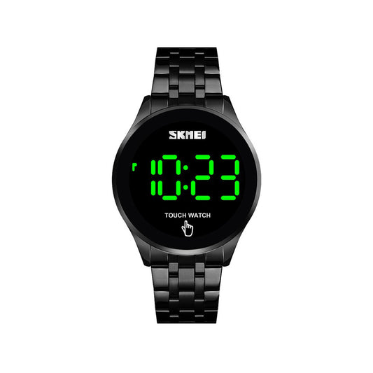 SKMEI 1579 Touch Screen LED Digital Watch for Men - Black