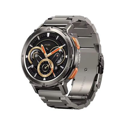KOSPET TANK T2 Special Edition Calling Smartwatch with silicone strap– Silver