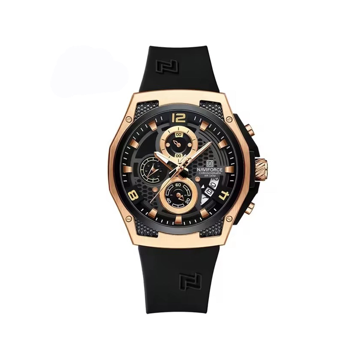 NAVIFORCE NF8051 Black Chronograph Sports Men’s Watch